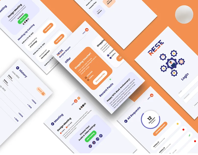 REST ERP: A multi-tenant ERP platform covering finance, HR, CRM and operations, with executive dashboards and a companion mobile app.